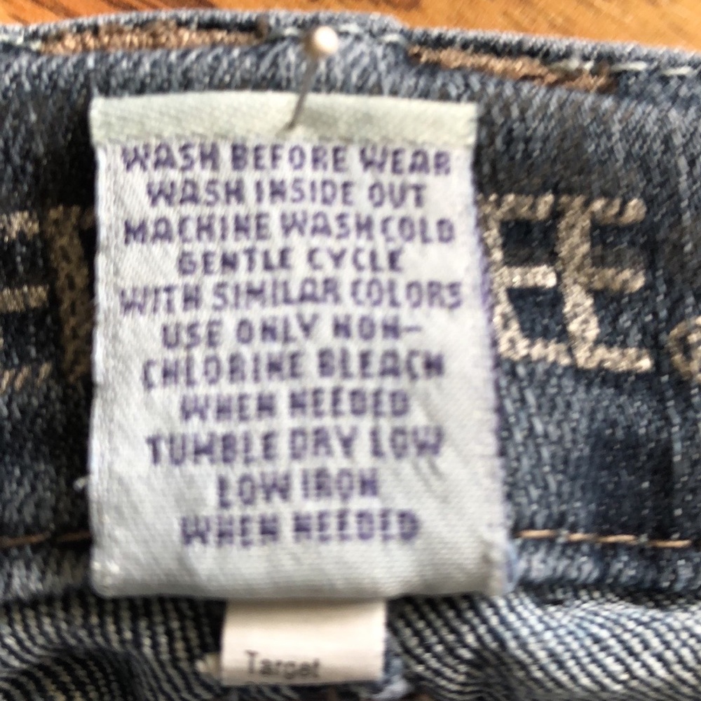 Cherokee Girls Straight Bermuda Style Denim Shorts - Picture 5 of 6